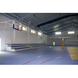 Fixed grandstand with plastic seats and podium - type TWZ