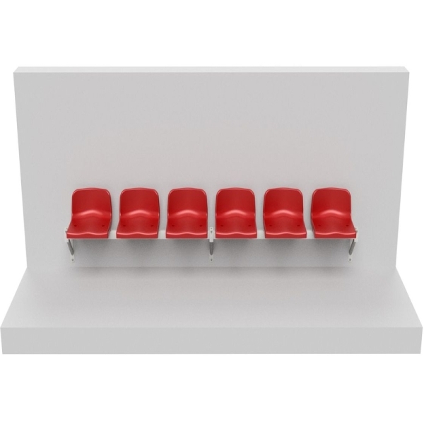 Seats mounted directly to the structure