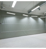 Raised curtain, double layer, acoustic