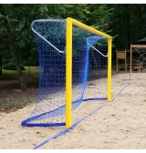 Beach soccer goals 5.5 x 2.2 m, aluminum, oval profile 120/100