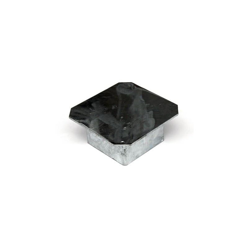 Cover plate masking sleeve of steel post 80x80 mm