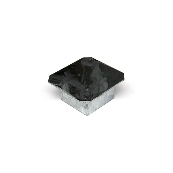 Cover plate masking sleeve of steel post 80x80 mm