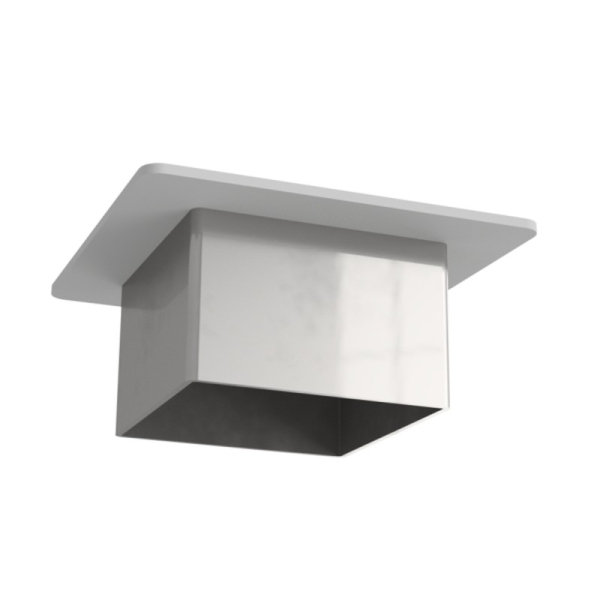 Cover plate masking sleeve of steel post 80x80 mm