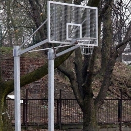 Zestaw z tablicą kratownicową 105x180 cm, dwusłupowy