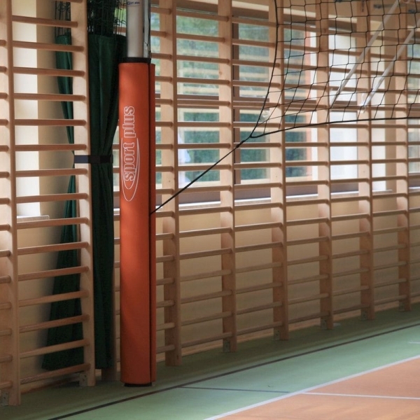 Volleyball post covers with a profile of 120x100 mm