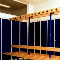 Ławko-wieszak do szatni dwustronny