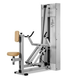 The broadest back - shoulder pulls sitting with assistance