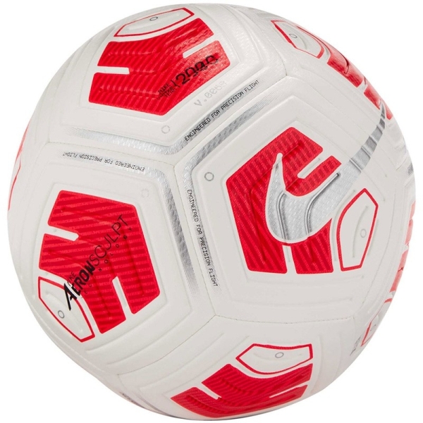 Nike Strike Team Junior 290 soccer ball, size 5, red and white color