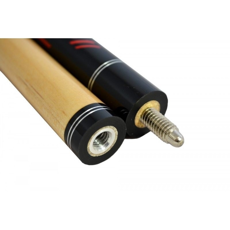 Pool Mirage 2-piece pool cue 145cm/12mm, orange color