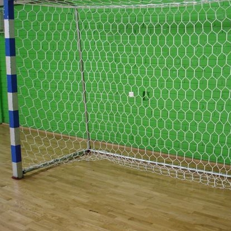 Soccer nets 7.32 x 2.44 m, PA 6 mm, depth 200/200 cm, honeycomb