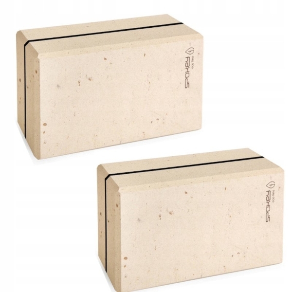 Kostka do jogi Spokey GANESHA naturalne - EKO, 28906