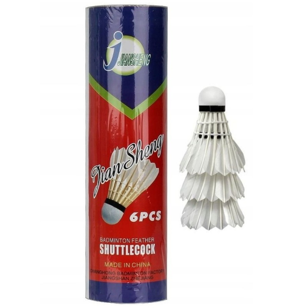 Techman badminton aileron, EB003, featherweight white