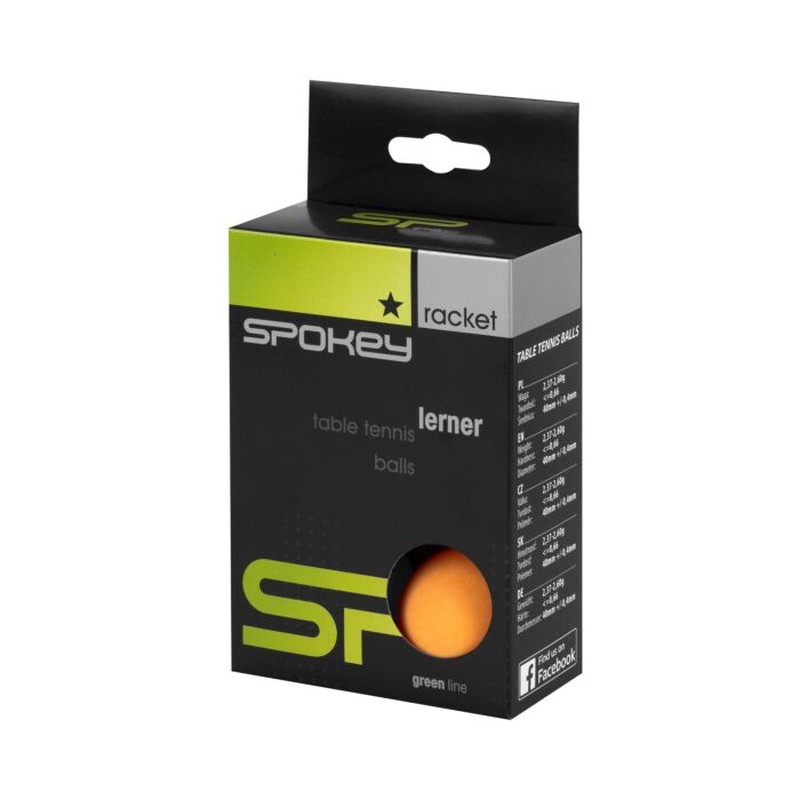 Spokey Lerner table tennis ball, orange color