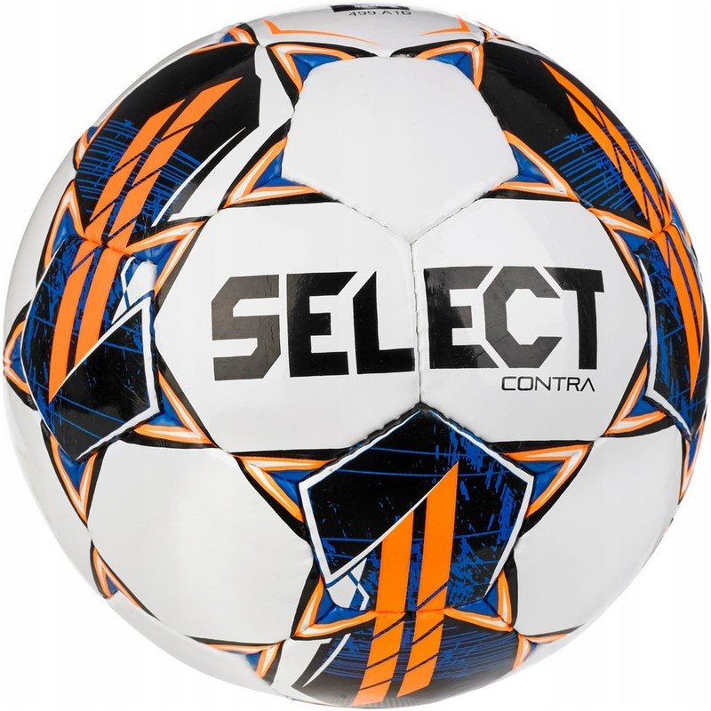 Select Contra soccer, size 4, white-blue-orange color