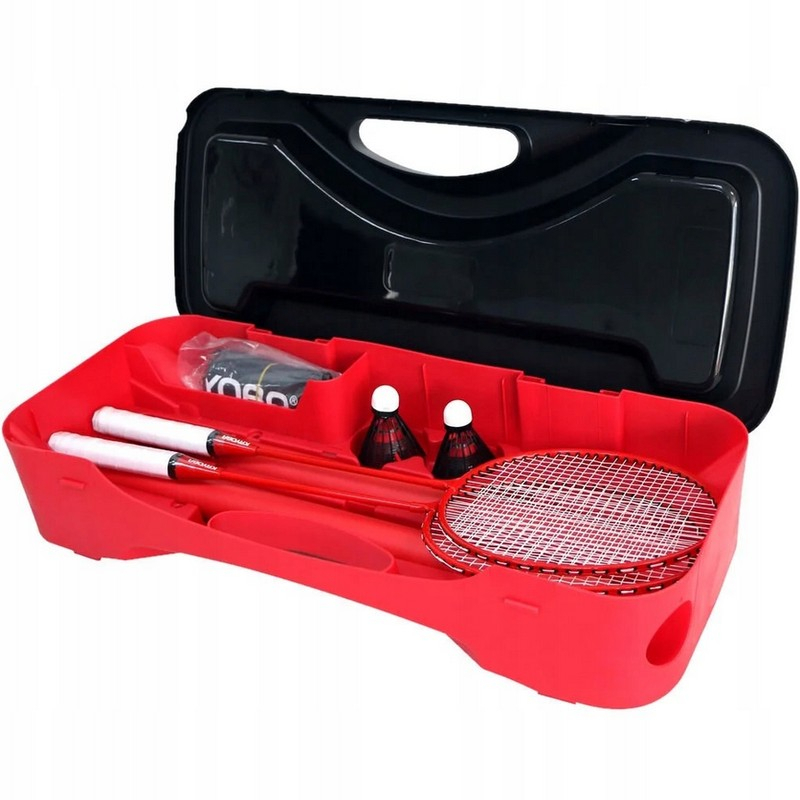 Kayoba badminton set - net, racket set with aileron