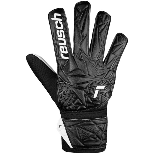 Reusch Attrakt Starter Solid Junior Goalkeeper Gloves, black color