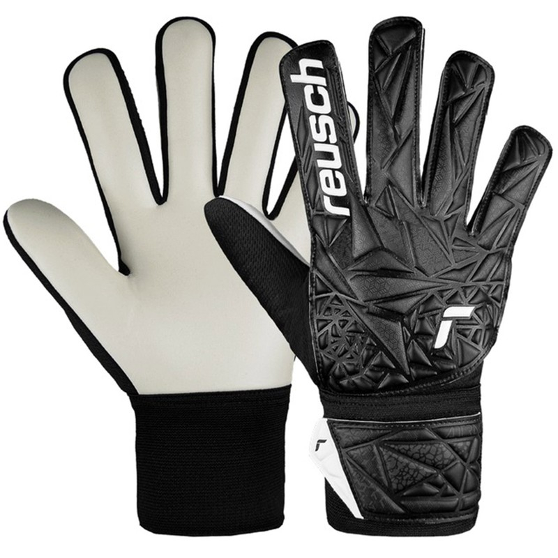Reusch Attrakt Starter Solid Junior Goalkeeper Gloves, black color