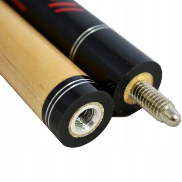 Mirage 2-piece pool cue 145cm/13mm, silver color