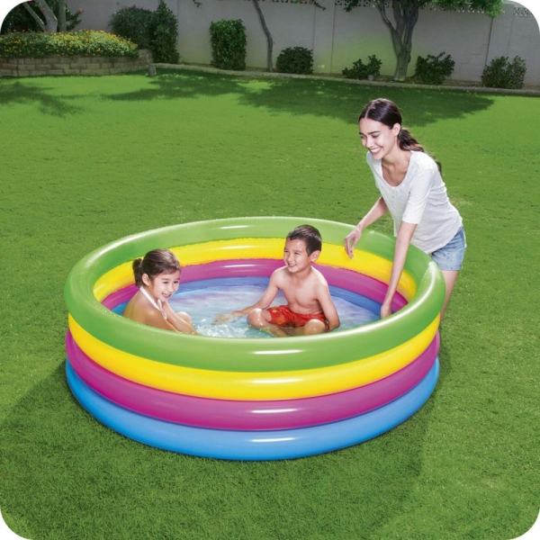 Rainbow inflatable pool 157 x 46 cm Bestway 51117