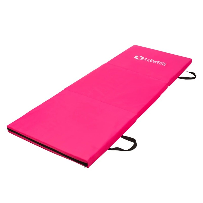 Folding exercise mat, 180cm x 60cm x 50mm Premium