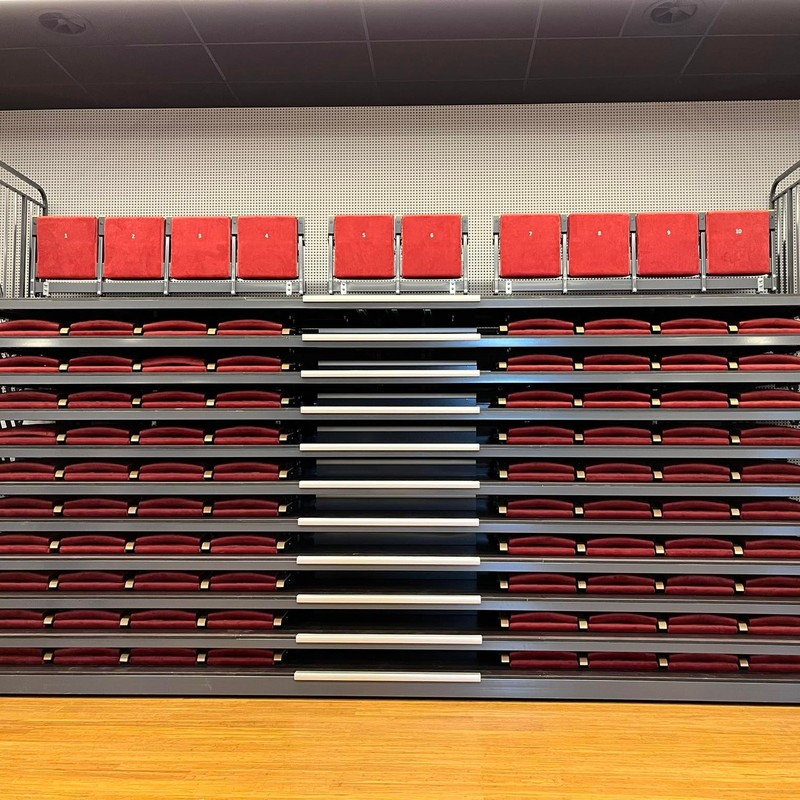 Telescopic folding grandstand 6 platform TT-ALFA