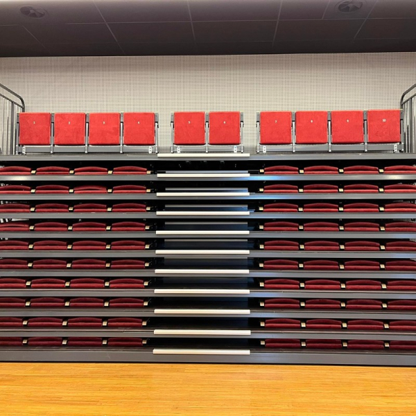 Telescopic folding grandstand 6 platform TT-ALFA