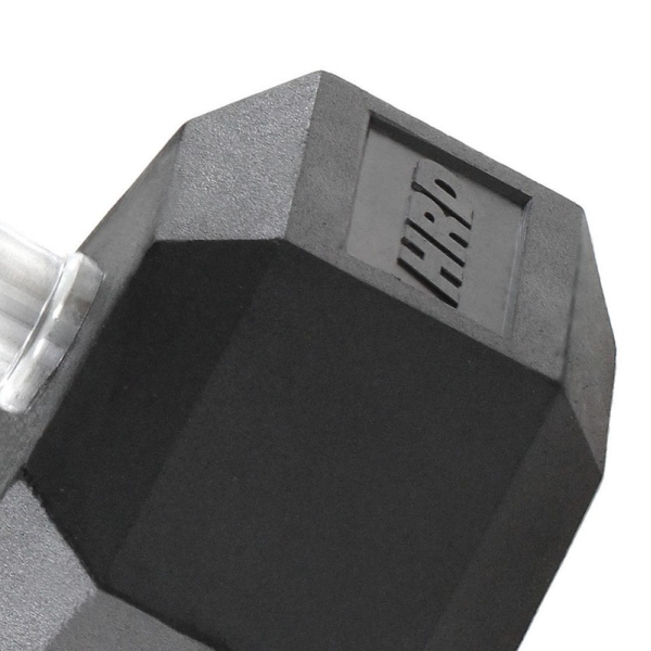 Beltor HRD System Line Hex Cast Iron Rubber Dumbbell 12kg.