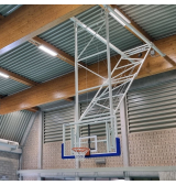 Suspended structure with electric drive for basketball