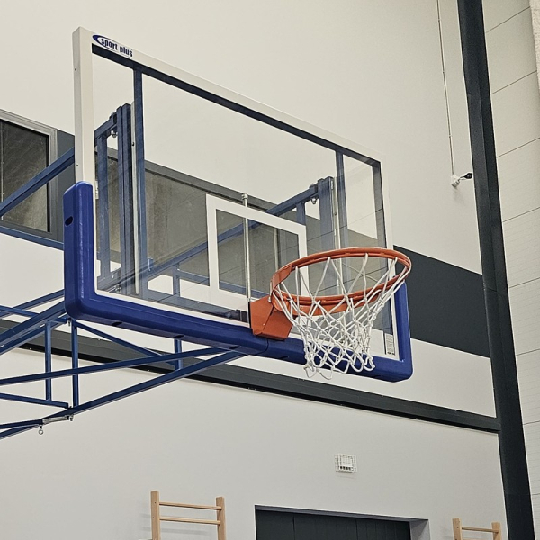 SPRINGMATIC tilt spring basketball hoop with hooks