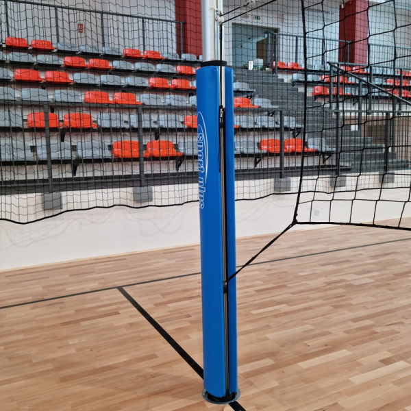 Volleyball post covers with a profile of 120x100 mm