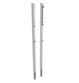 Aluminum volleyball posts, tournament, oval profile 120x100 mm with adapter