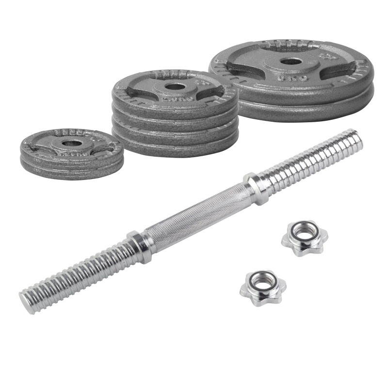 Beltor PF Line Hantla żeliwna - Cast Iiron Dumbbell szara-hammertone 25kg / 28mm