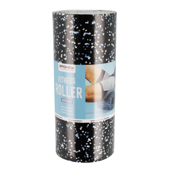 Fitness roller, Spokey 33cm, 941539, black-blue color