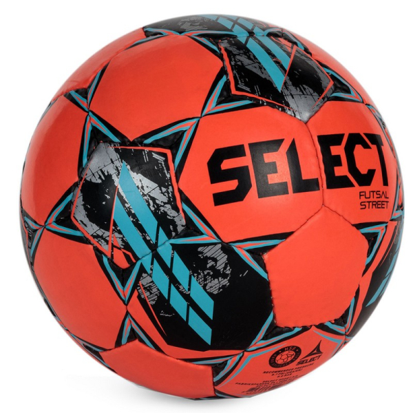Select Futsal Street indoor soccer ball, size 4, red color