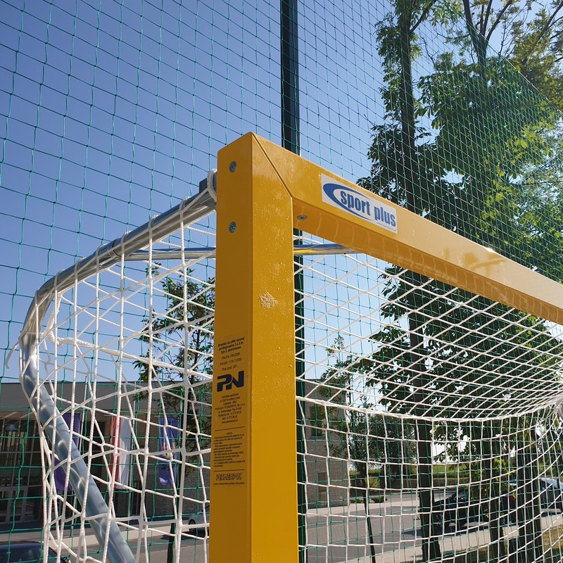 PP4 beach handball nets, 3 x 2 m, 80/80 deep with bottom edge weights