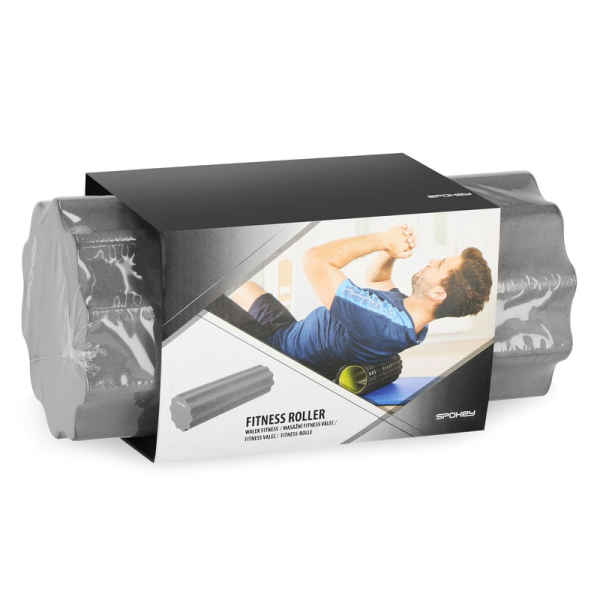 Fitness roller, Spokey 33cm, 929125, grey color