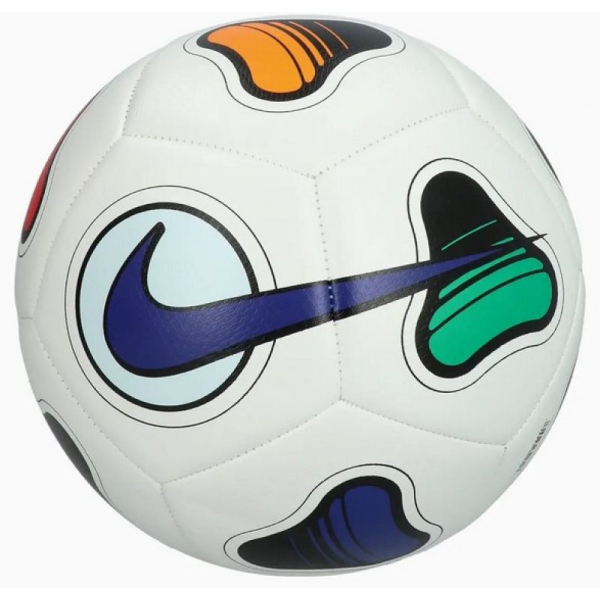 Nike Futsal Maestro indoor soccer ball, size 4, color white-green-blue-yellow-red