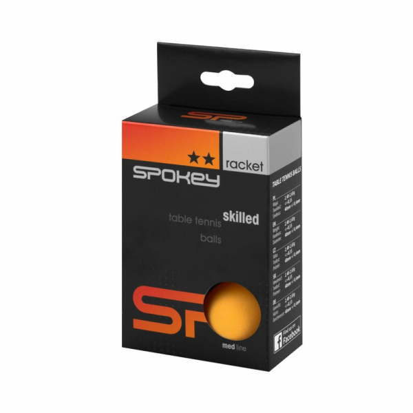 Spokey Skilled 2 * orange table tennis ball