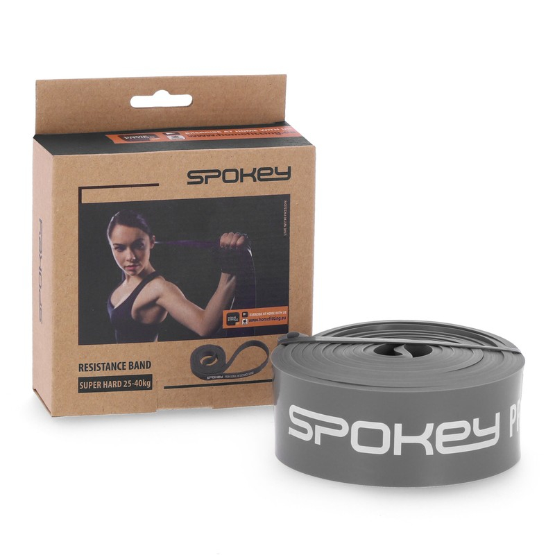 Spokey training rubber 920958, resistance 25-40 kg, gray color