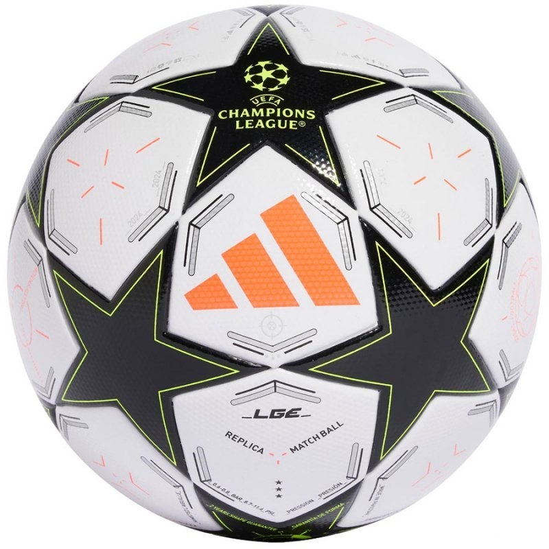 adidas UCL League soccer ball, size 5, white and black color
