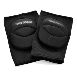 Meteor volleyball kneepad, black color