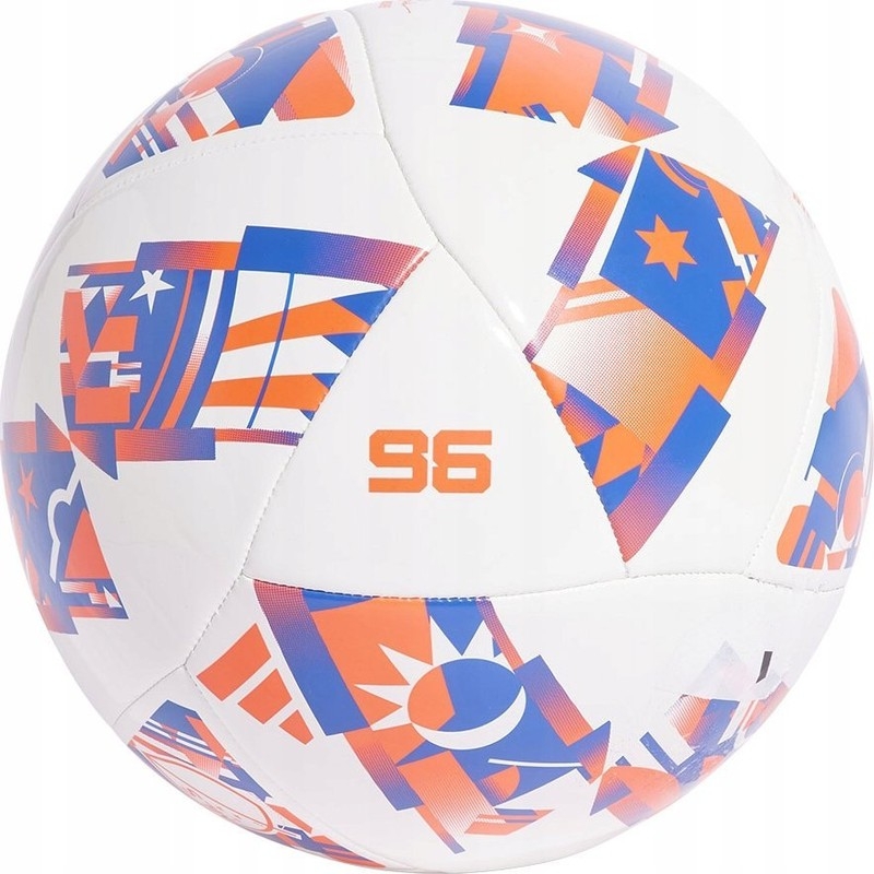 Adidas MLS Club soccer ball, size 5, color white-blue-orange