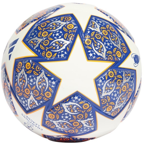 Adidas Finale League J290 soccer ball, size 4, white-orange and navy blue color