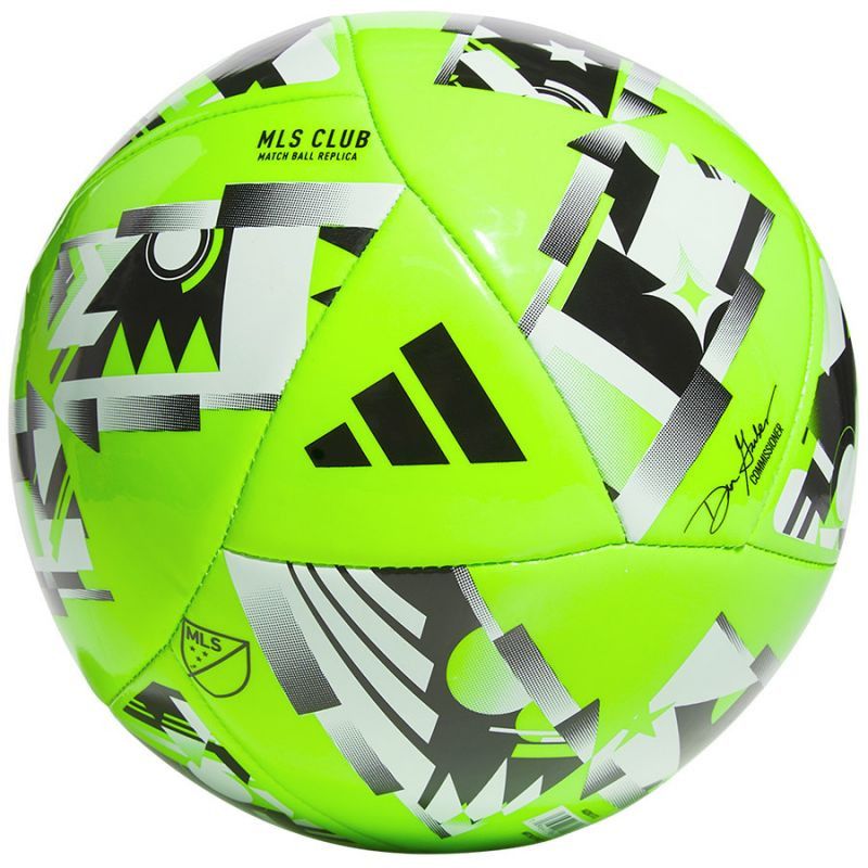 Adidas MLS Club soccer ball, size 5, green and black color