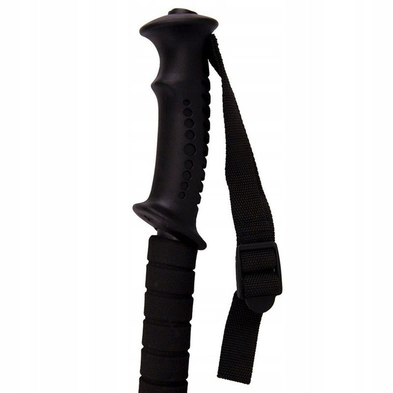 Trekking poles with compass Enero Adventure, black-red color