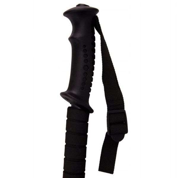 Trekking poles with compass Enero Adventure, black-red color