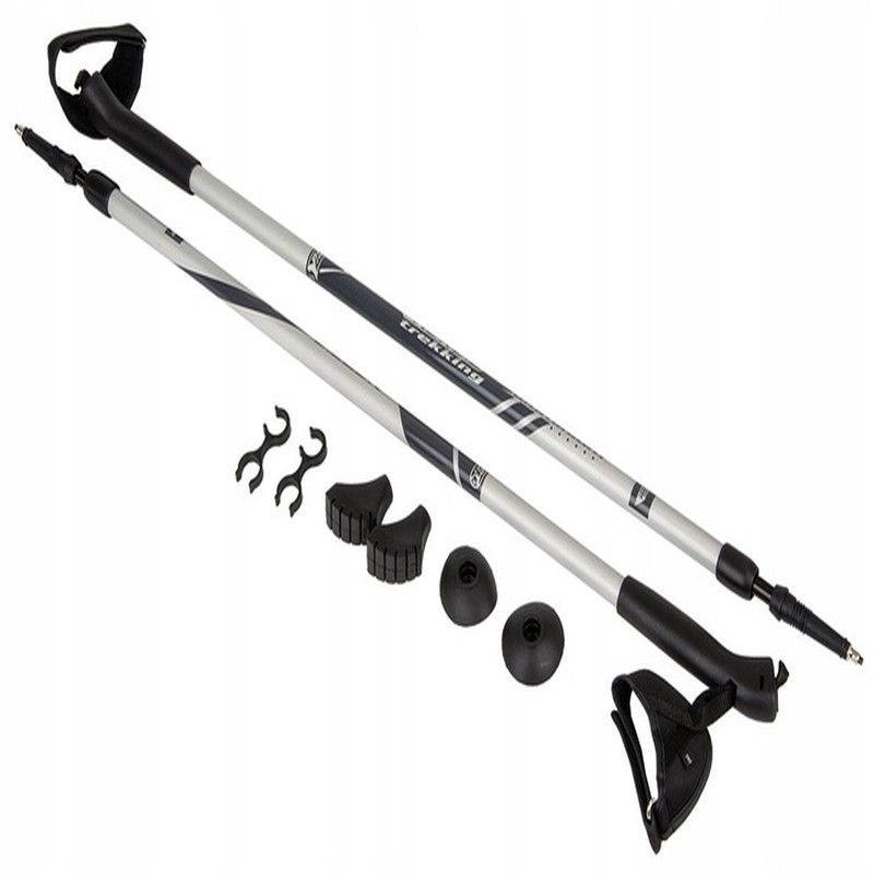 Nordic walking poles Best Sporting Since 1978 , silver and black color