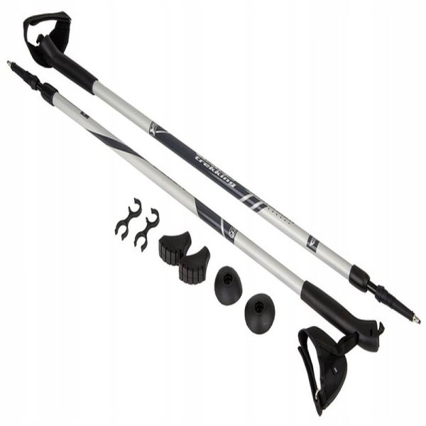 Nordic walking poles Best Sporting Since 1978 , silver and black color