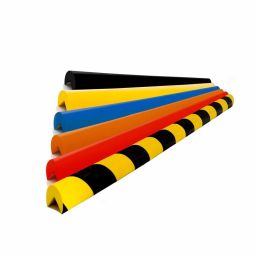 Protective corner bumper. Rounded shape. Dimensions 1000mm, fi 40mm