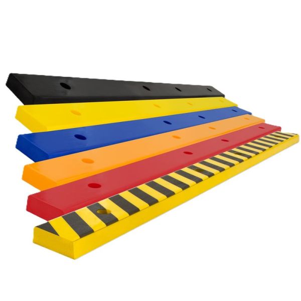 Flat surface bumper. D shape. Dimensions 980mm, 19x70mm